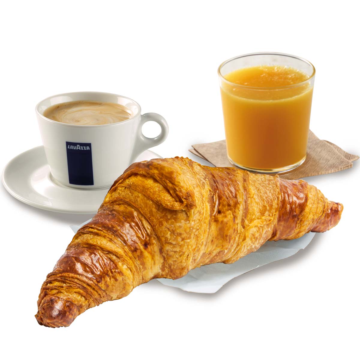 Menú desayuno croissant