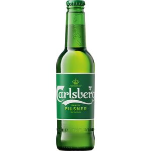 Botella cerveza carlsberg 33cl