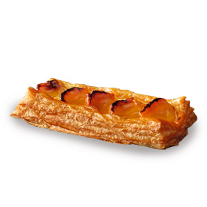 Puff pastry with apricot